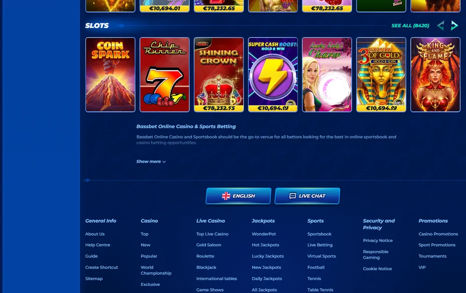 Spin κουλοχέρηδες hot jackpots
