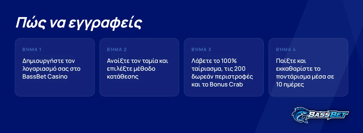 Εγγράψου και πάρε μπόνους