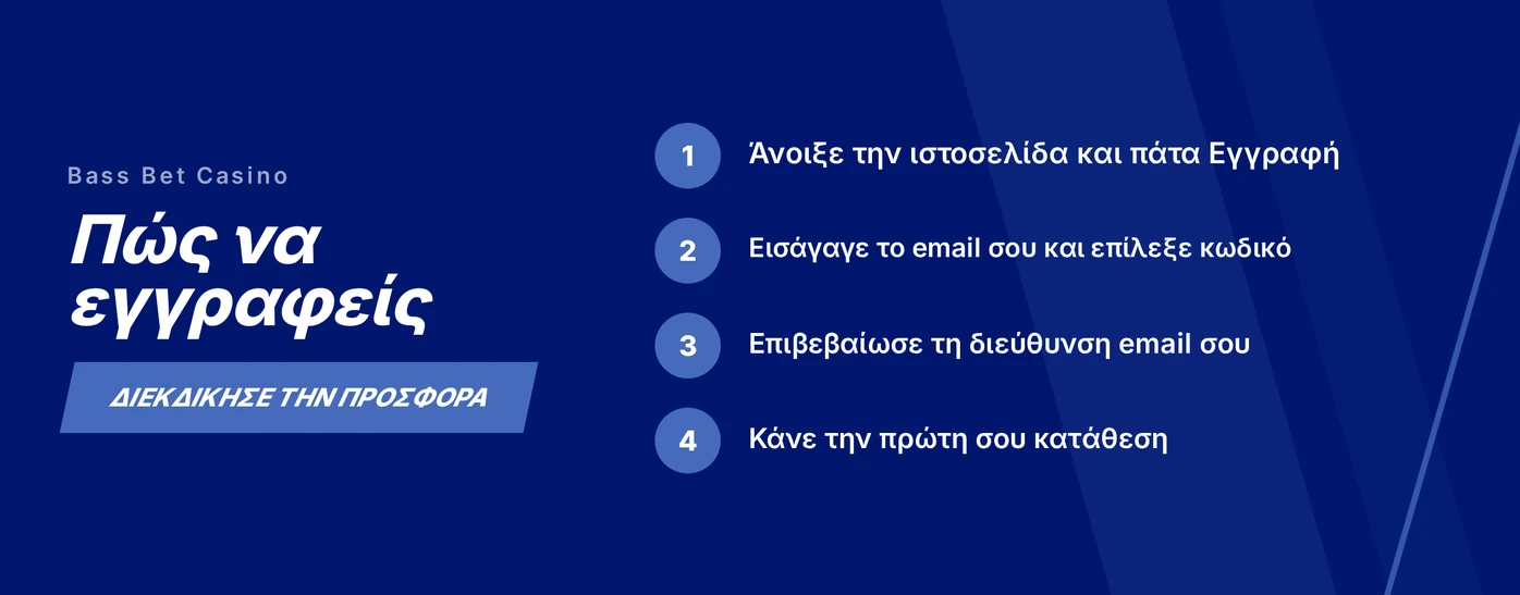Γίνε μέλος και κέρδισε μπόνους
